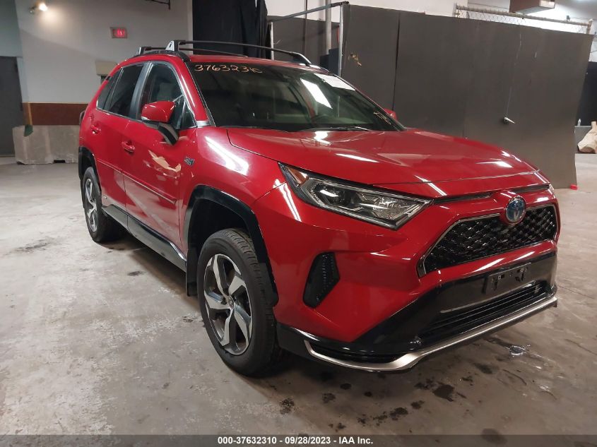 Lot #2536949806 2021 TOYOTA RAV4 PRIME SE salvage car