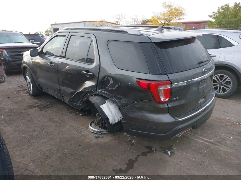 VIN 1FM5K8D82JGC53713 2018 FORD EXPLORER XLT
