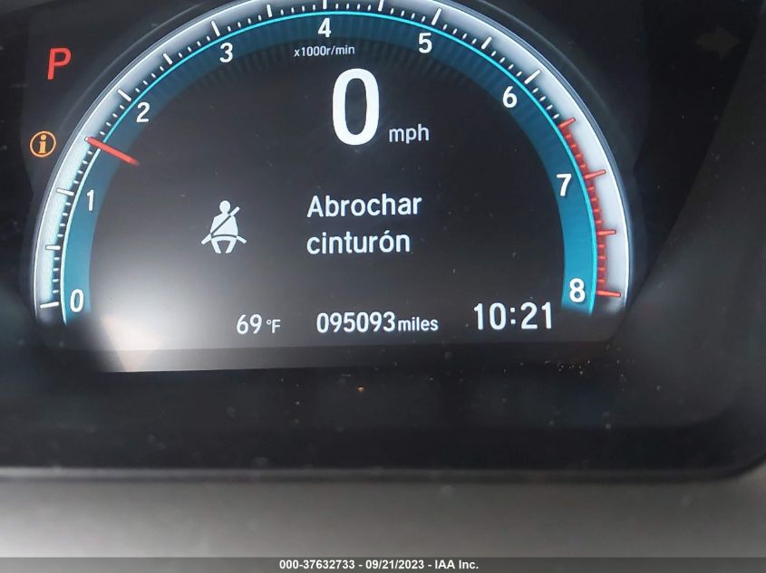 2019 HONDA CIVIC SEDAN EX - 19XFC1F3XKE207269