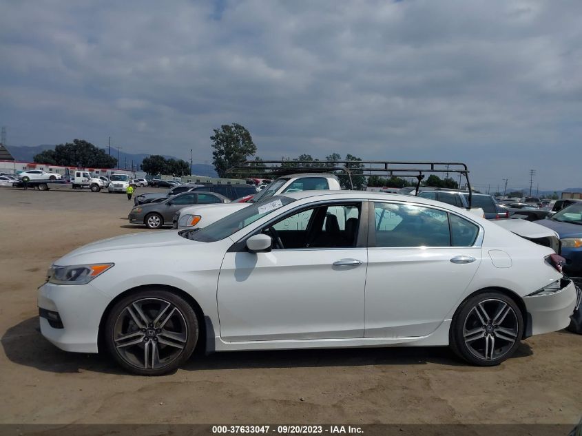 2017 HONDA ACCORD SEDAN SPORT - 1HGCR2F52HA308442