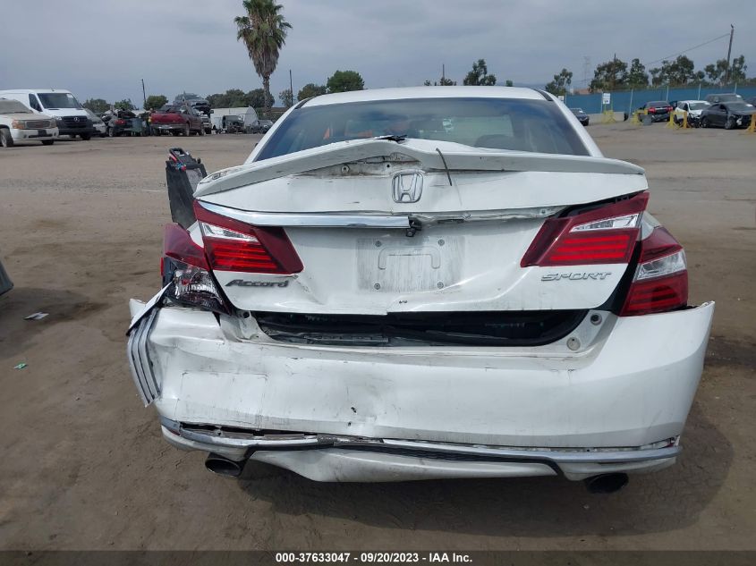 2017 HONDA ACCORD SEDAN SPORT - 1HGCR2F52HA308442