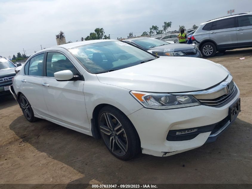 2017 HONDA ACCORD SEDAN SPORT - 1HGCR2F52HA308442