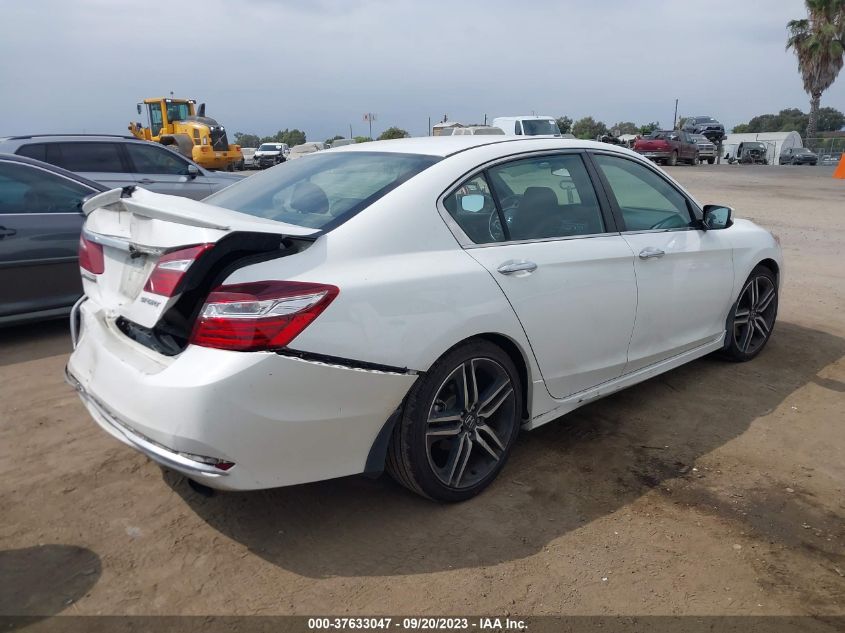 2017 HONDA ACCORD SEDAN SPORT - 1HGCR2F52HA308442