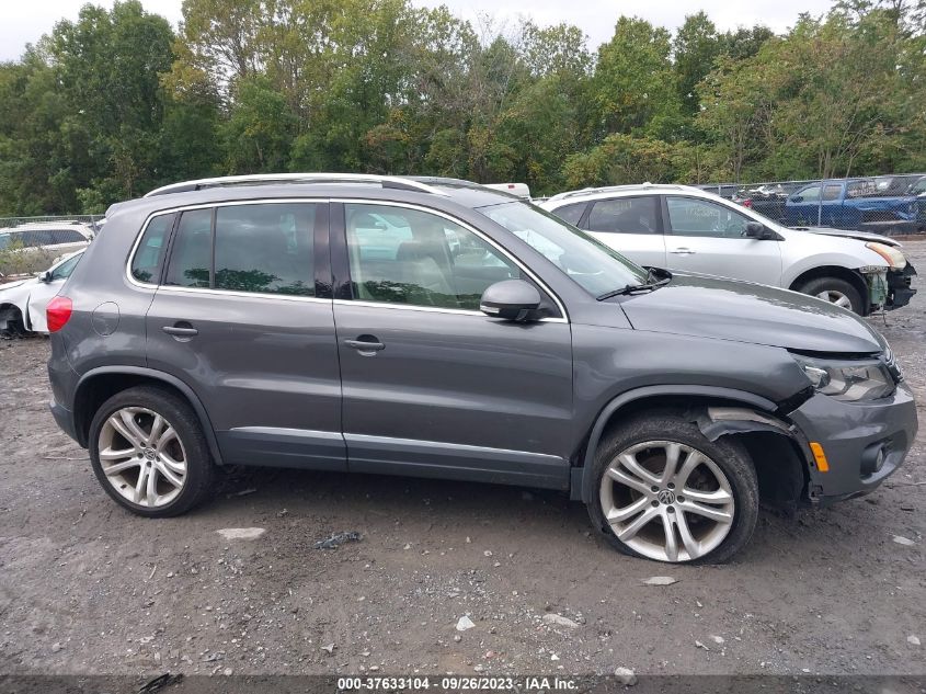 2013 VOLKSWAGEN TIGUAN SEL - WVGBV3AX3DW596226