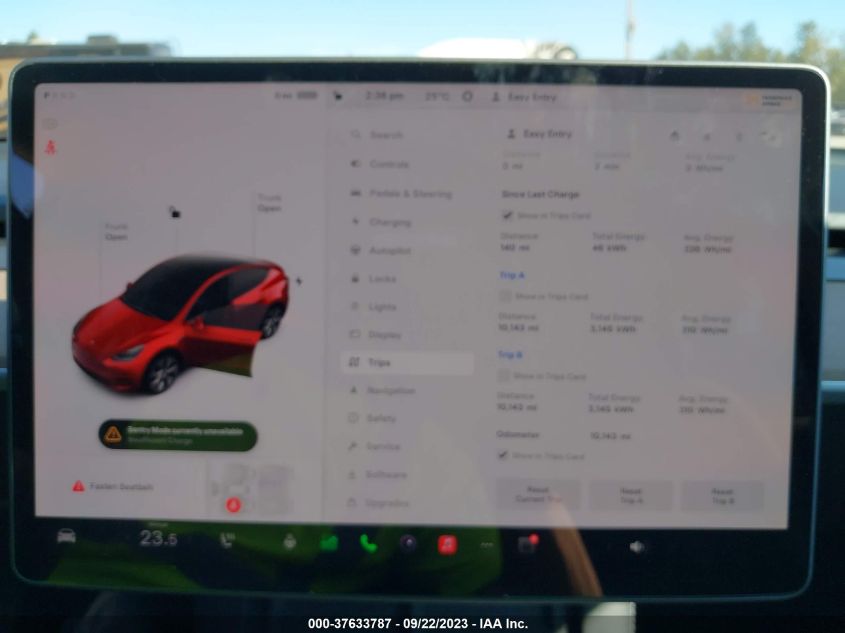 2023 TESLA MODEL Y LONG RANGE - 7SAYGDEE5PA085746