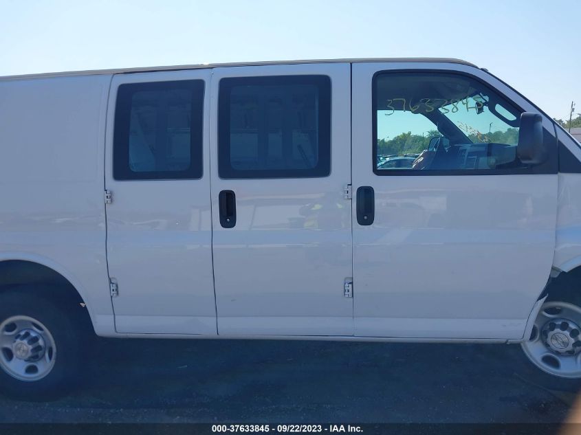 2019 CHEVROLET EXPRESS 2500 WORK VAN 1GCWGAFP6K1363299