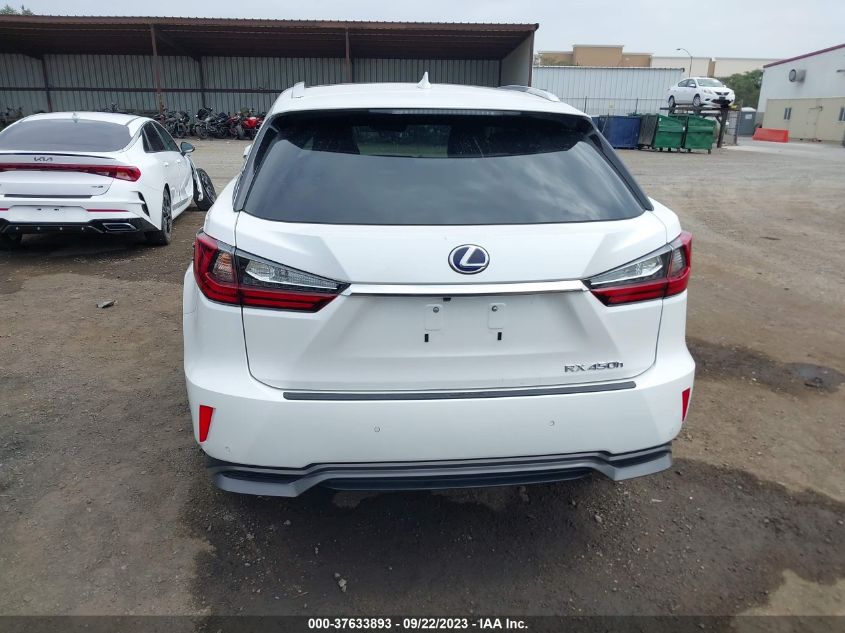 2016 LEXUS RX 450H 2T2BGMCA4GC004001