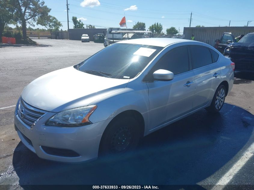 2015 NISSAN SENTRA SR/SL/S/SV/FE+ S - 3N1AB7AP9FY262703
