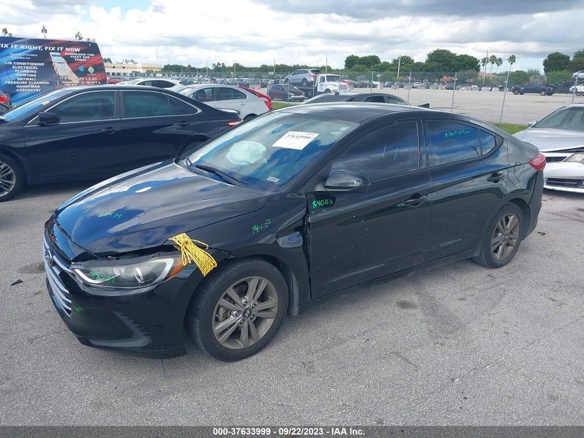 VIN 5NPD84LF5JH241591 2018 HYUNDAI ELANTRA SEL