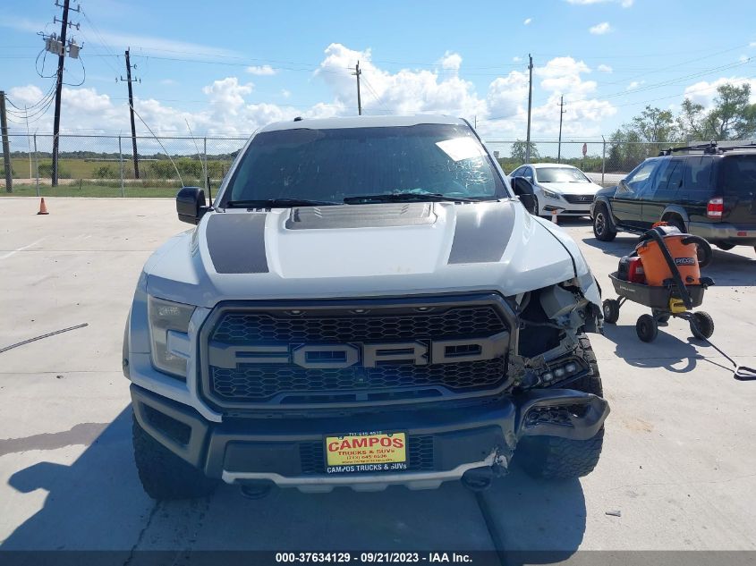 2017 FORD F-150 RAPTOR - 1FTFW1RGXHFA25625