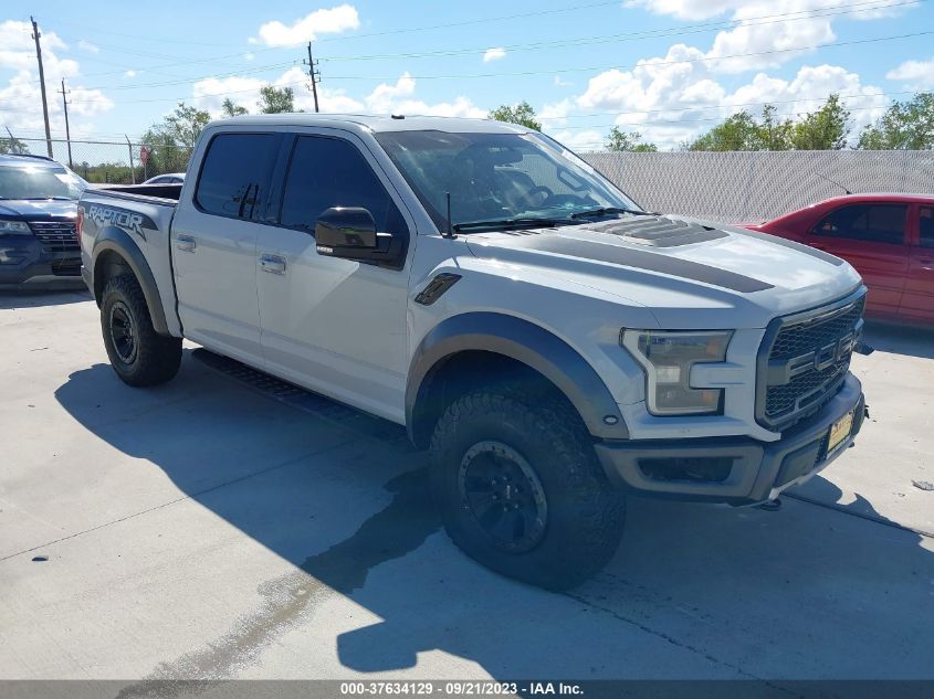 2017 FORD F-150 RAPTOR - 1FTFW1RGXHFA25625