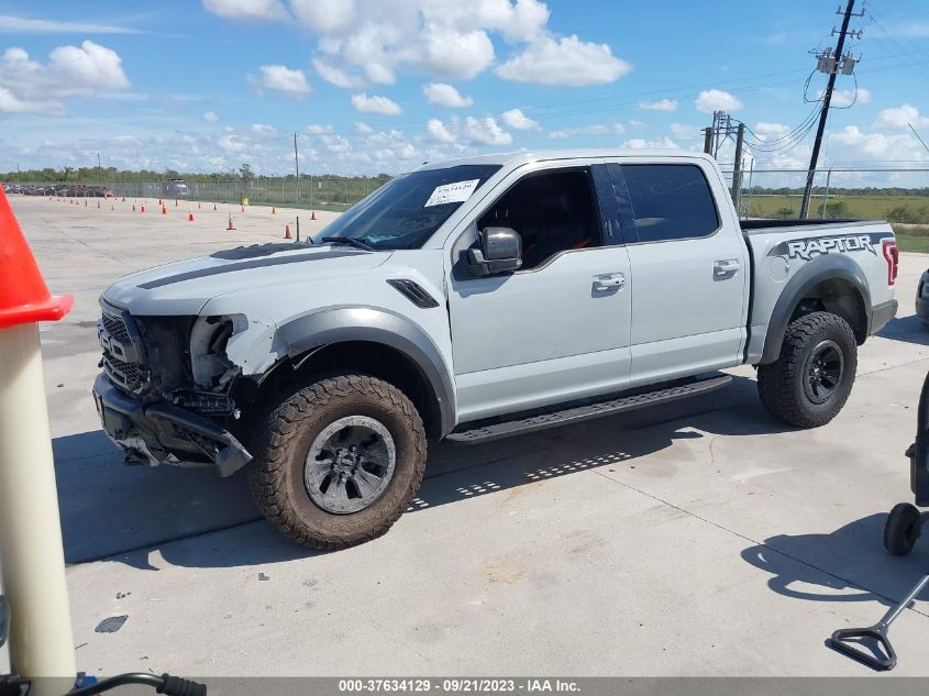 2017 FORD F-150 RAPTOR - 1FTFW1RGXHFA25625