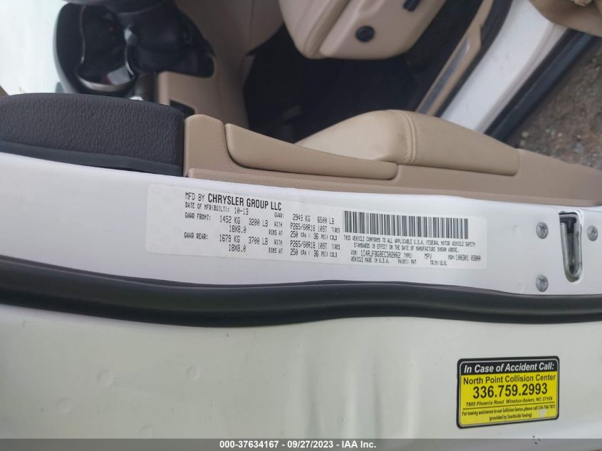 2014 JEEP GRAND CHEROKEE LIMITED - 1C4RJFBG8EC302062