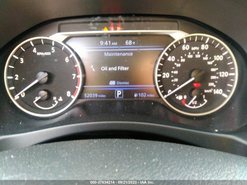 VIN 1N4BL4DV3MN342652 2021 NISSAN ALTIMA SV