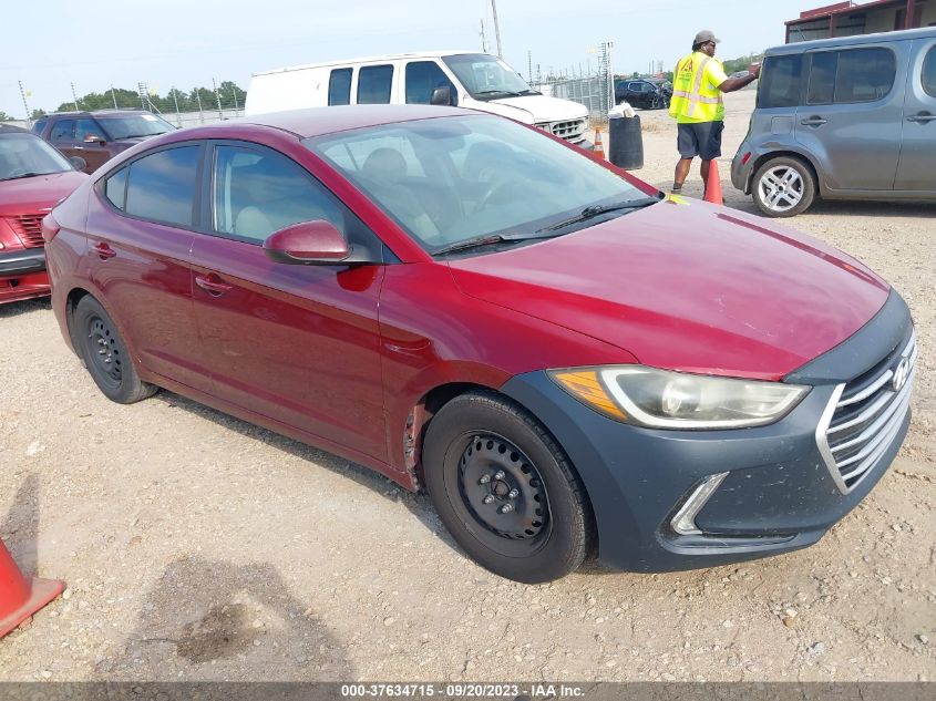 2017 HYUNDAI ELANTRA SE - KMHD74LF7HU172255