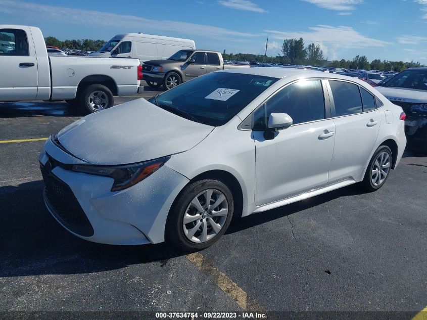 VIN 5YFEPMAE5MP154489 2021 TOYOTA COROLLA LE