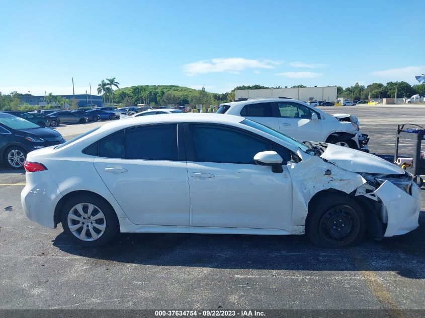 VIN 5YFEPMAE5MP154489 2021 TOYOTA COROLLA LE