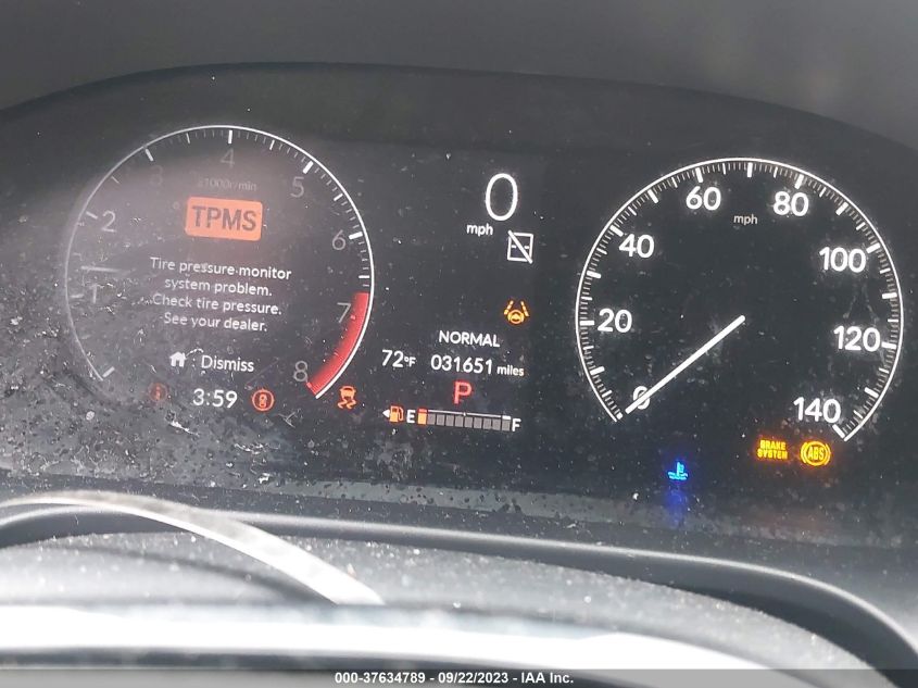 VIN 3CZRZ1H56PM717975 2023 HONDA HR-V SPORT