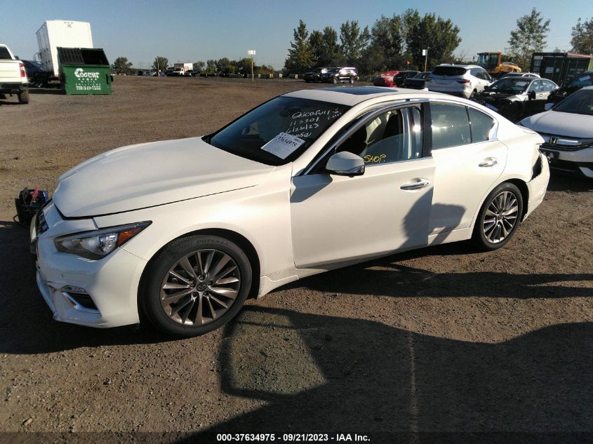 JN1EV7BR9PM542344 Infiniti Q50   2