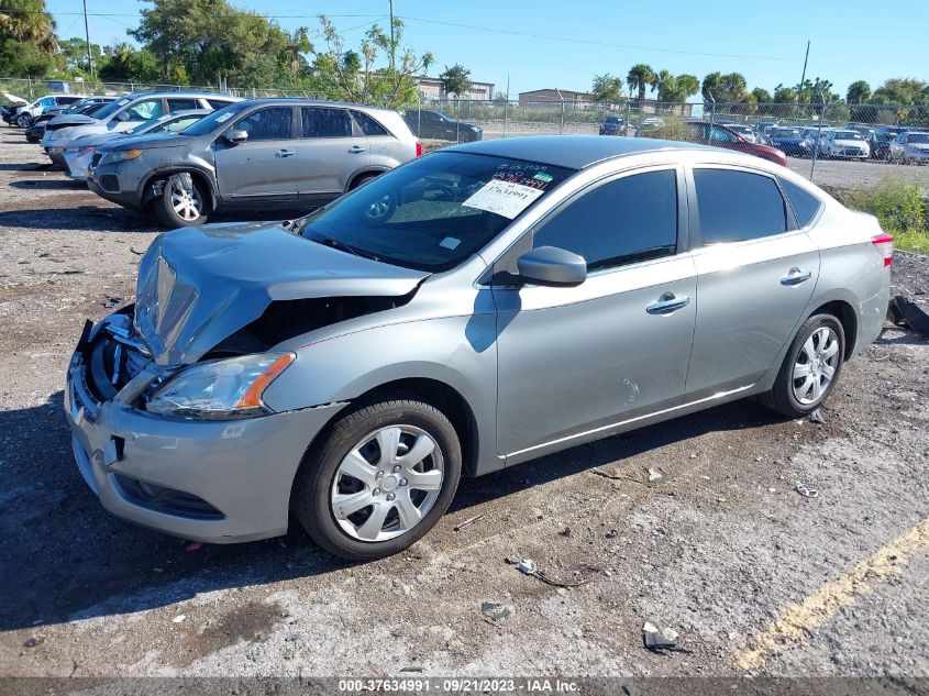 2014 NISSAN SENTRA S/SV/SR/SL - 3N1AB7AP7EL668524