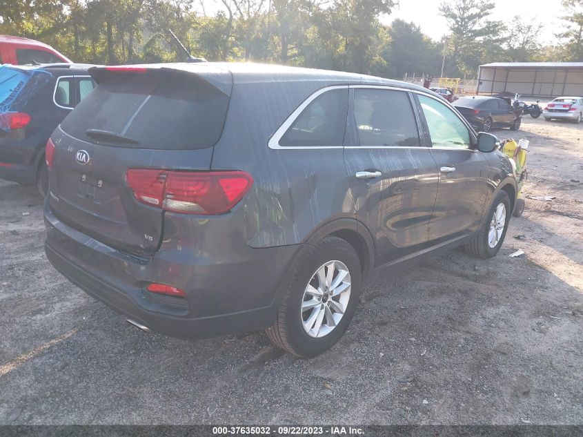 2019 KIA SORENTO LX/S - 5XYPG4A54KG487485