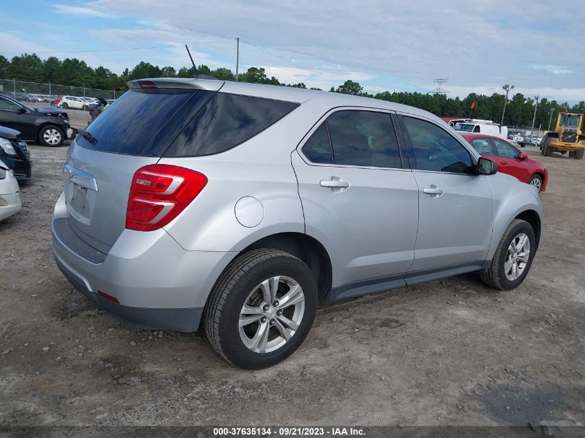 2017 CHEVROLET EQUINOX LS - 2GNALBEK3H1501196