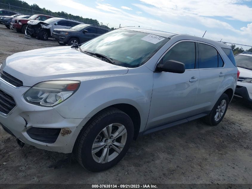 2017 CHEVROLET EQUINOX LS - 2GNALBEK3H1501196