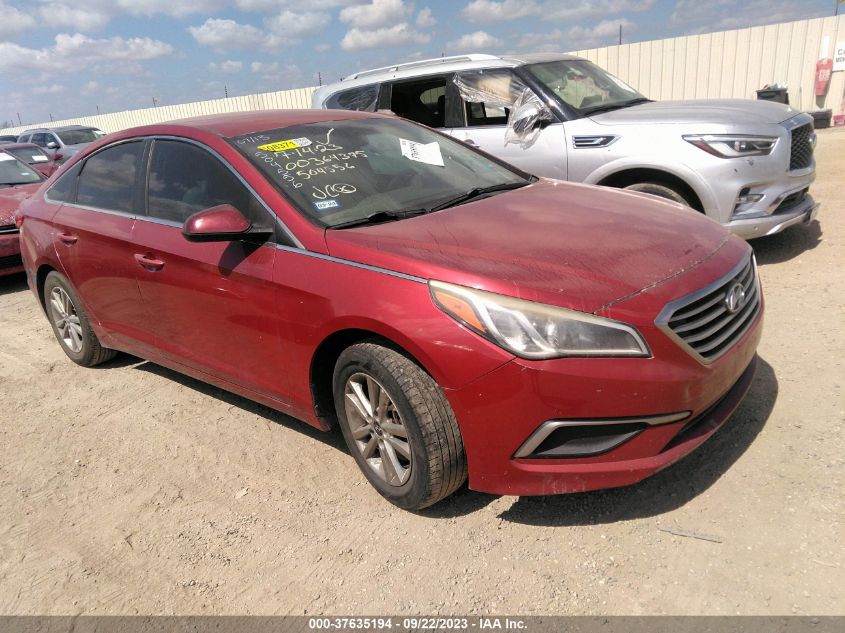 2017 HYUNDAI SONATA 2.4L - 5NPE24AF0HH504556