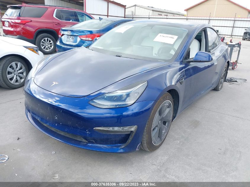 2021 TESLA MODEL 3 - 5YJ3E1EB2MF059685