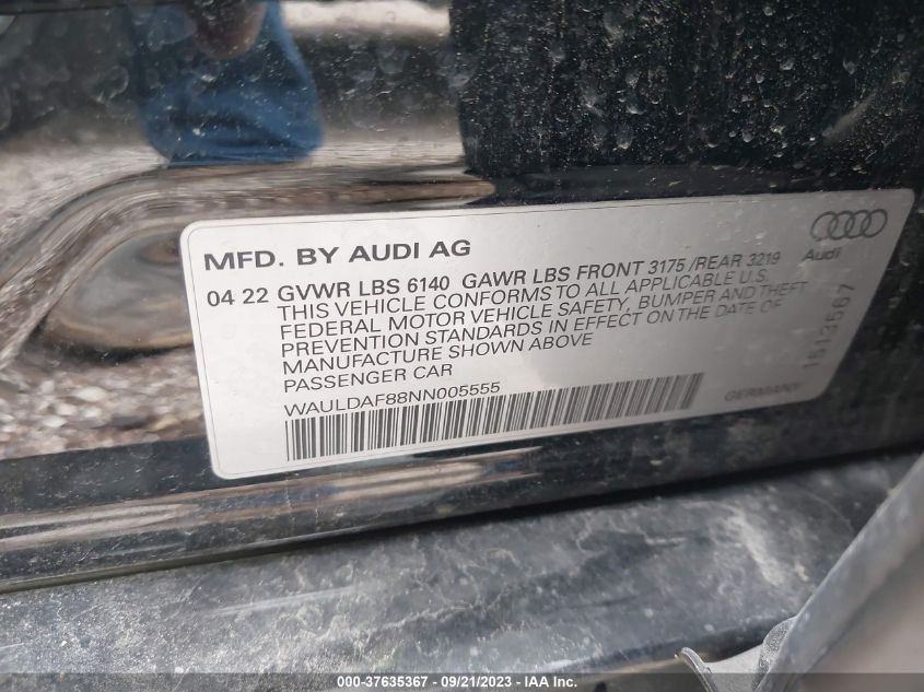 WAULDAF88NN005555 Audi A8   9