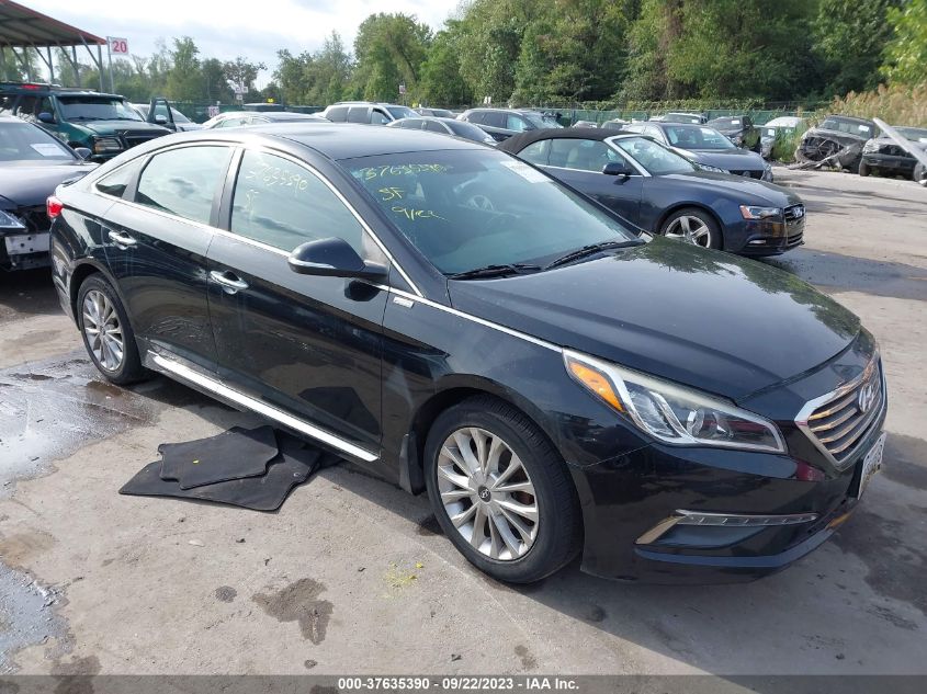 2015 HYUNDAI SONATA 2.4L LIMITED - 5NPE34AF0FH259803