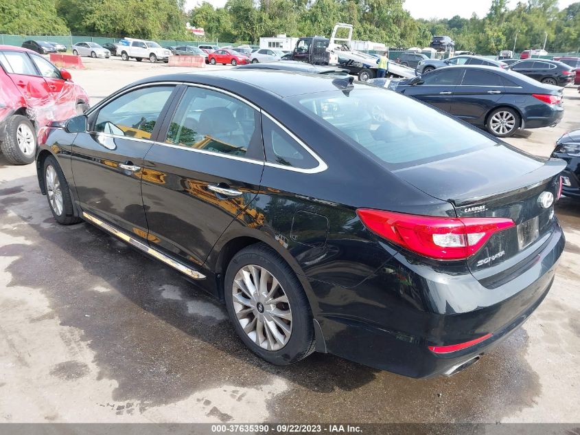 2015 HYUNDAI SONATA 2.4L LIMITED - 5NPE34AF0FH259803