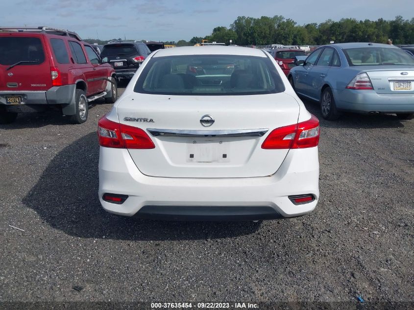 2016 NISSAN SENTRA S - 3N1AB7AP5GY229070