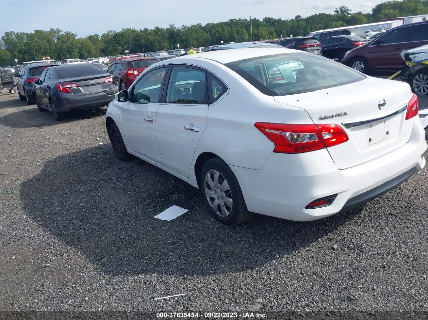2016 NISSAN SENTRA S - 3N1AB7AP5GY229070