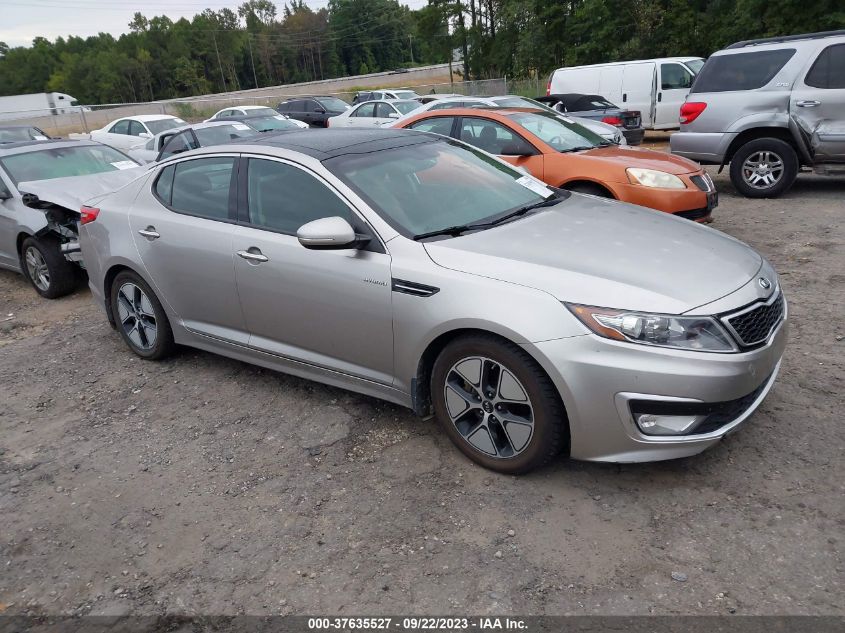 2013 KIA OPTIMA HYBRID EX - KNAGM4AD8D5057287