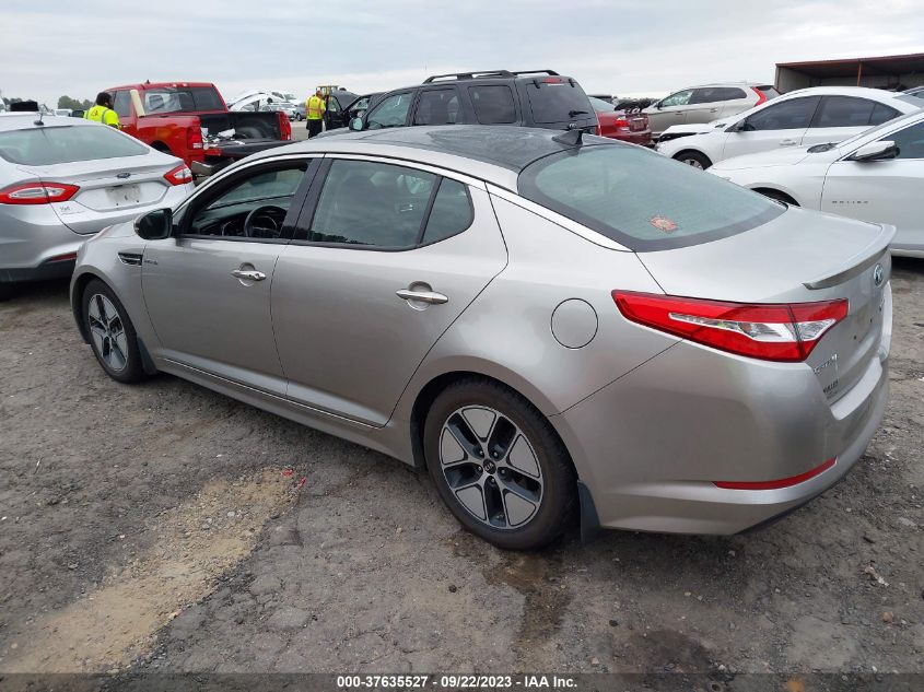 2013 KIA OPTIMA HYBRID EX - KNAGM4AD8D5057287