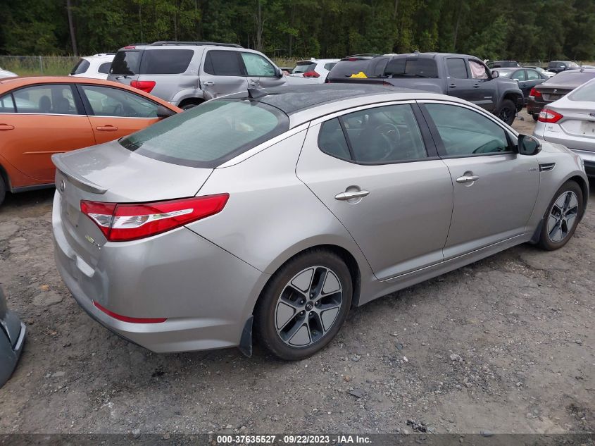 2013 KIA OPTIMA HYBRID EX - KNAGM4AD8D5057287