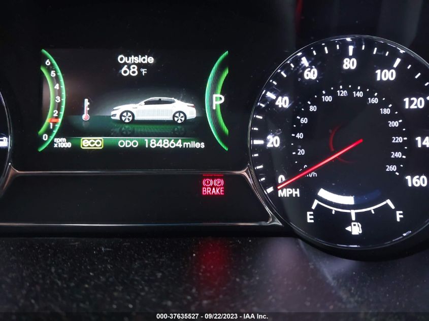 2013 KIA OPTIMA HYBRID EX - KNAGM4AD8D5057287