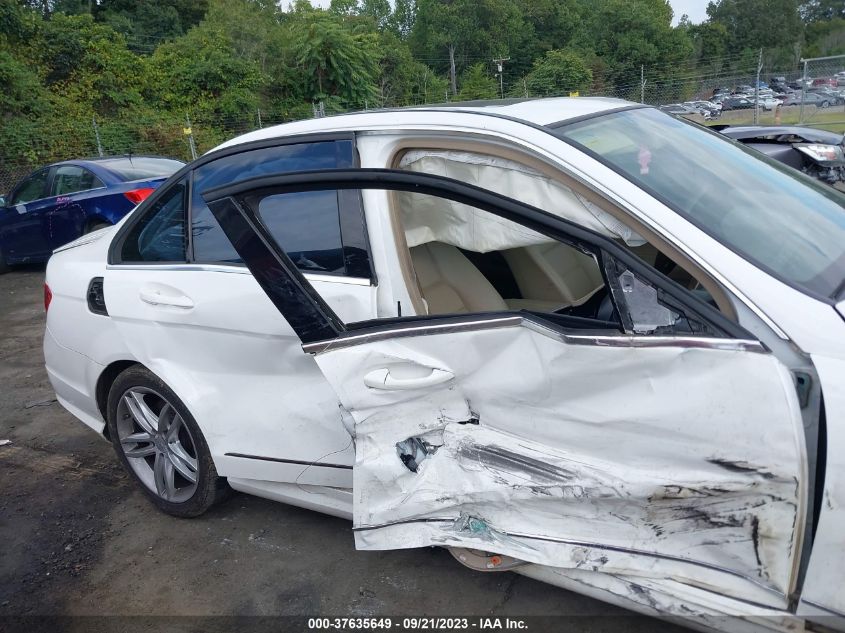2013 MERCEDES-BENZ C-CLASS C 300 - WDDGF8AB1DR279333