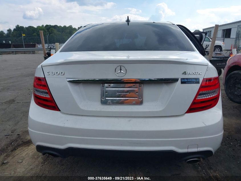 2013 MERCEDES-BENZ C-CLASS C 300 - WDDGF8AB1DR279333
