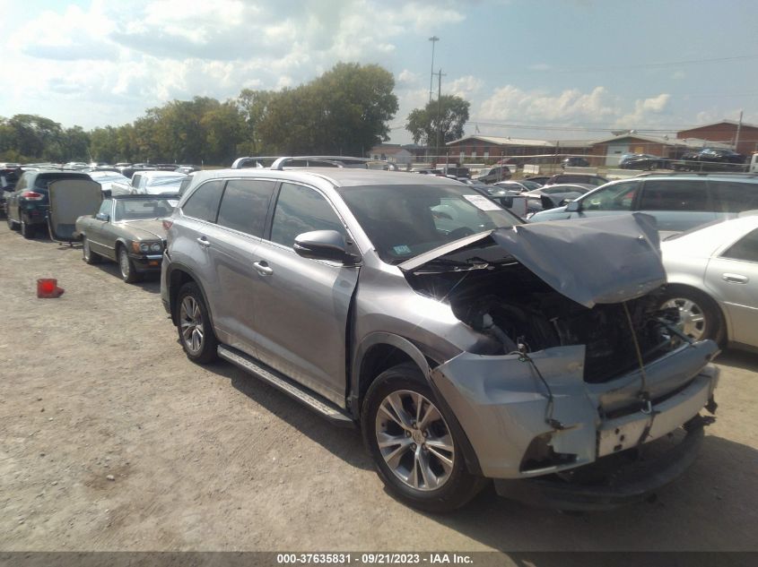 2016 TOYOTA HIGHLANDER LE/LE PLUS - 5TDBKRFH1GS333819