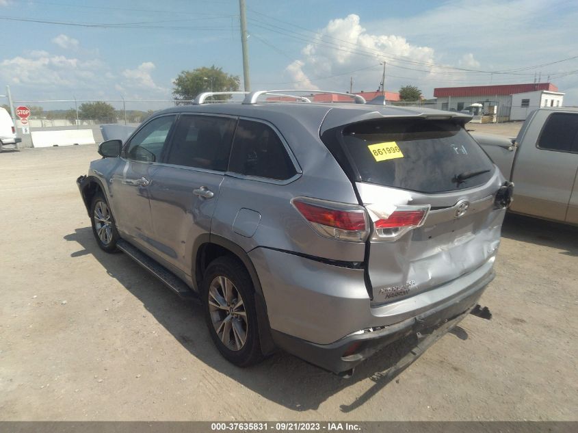 2016 TOYOTA HIGHLANDER LE/LE PLUS - 5TDBKRFH1GS333819