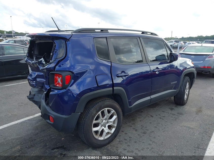 VIN ZACCJBBB2HPF43876 2017 JEEP RENEGADE LATITUDE