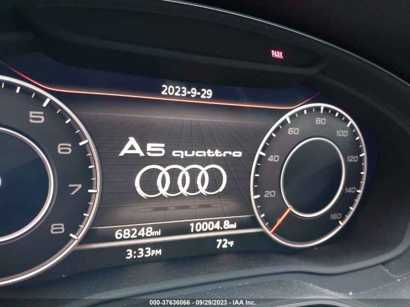 WAUFNCF56KA031179 Audi A5 Sportback PRESTIGE 7