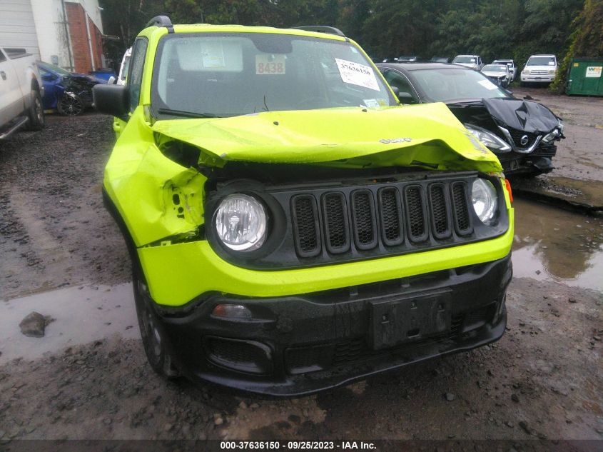 2017 JEEP RENEGADE SPORT - ZACCJBAB6HPG60524