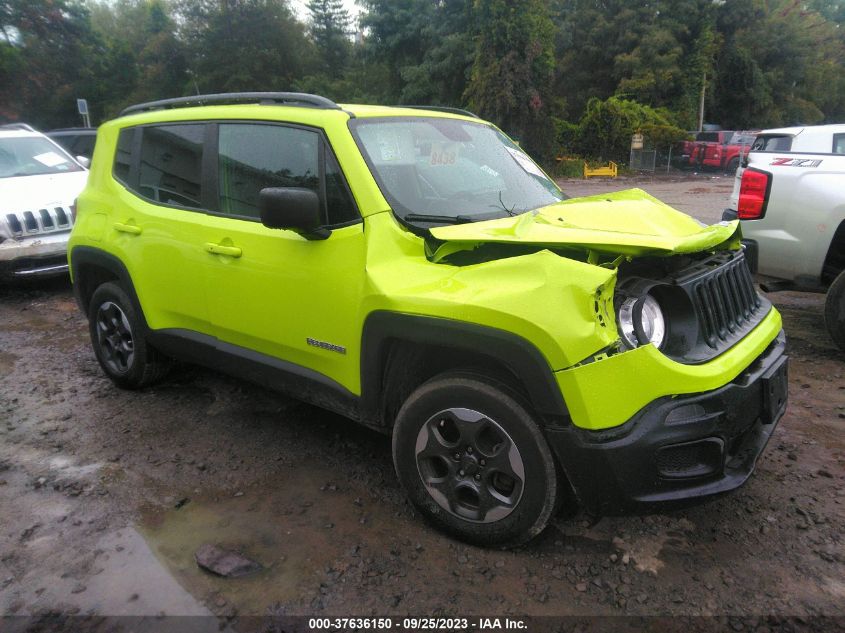 2017 JEEP RENEGADE SPORT - ZACCJBAB6HPG60524