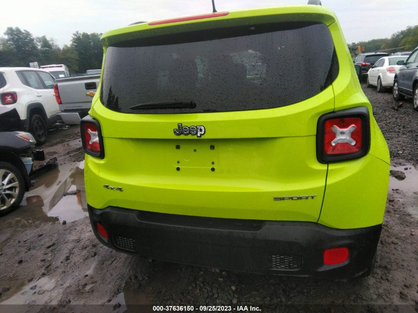 2017 JEEP RENEGADE SPORT - ZACCJBAB6HPG60524