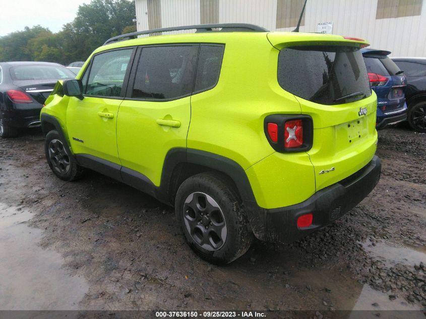 2017 JEEP RENEGADE SPORT - ZACCJBAB6HPG60524