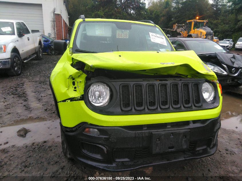 2017 JEEP RENEGADE SPORT - ZACCJBAB6HPG60524