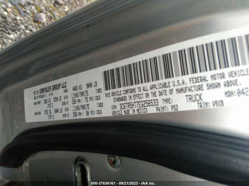 2014 RAM 2500 TRADESMAN - 3C6TR5HT7EG256533